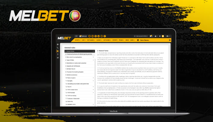 Basic rules and payment limits on the Melbet website for Sri Lankan players
